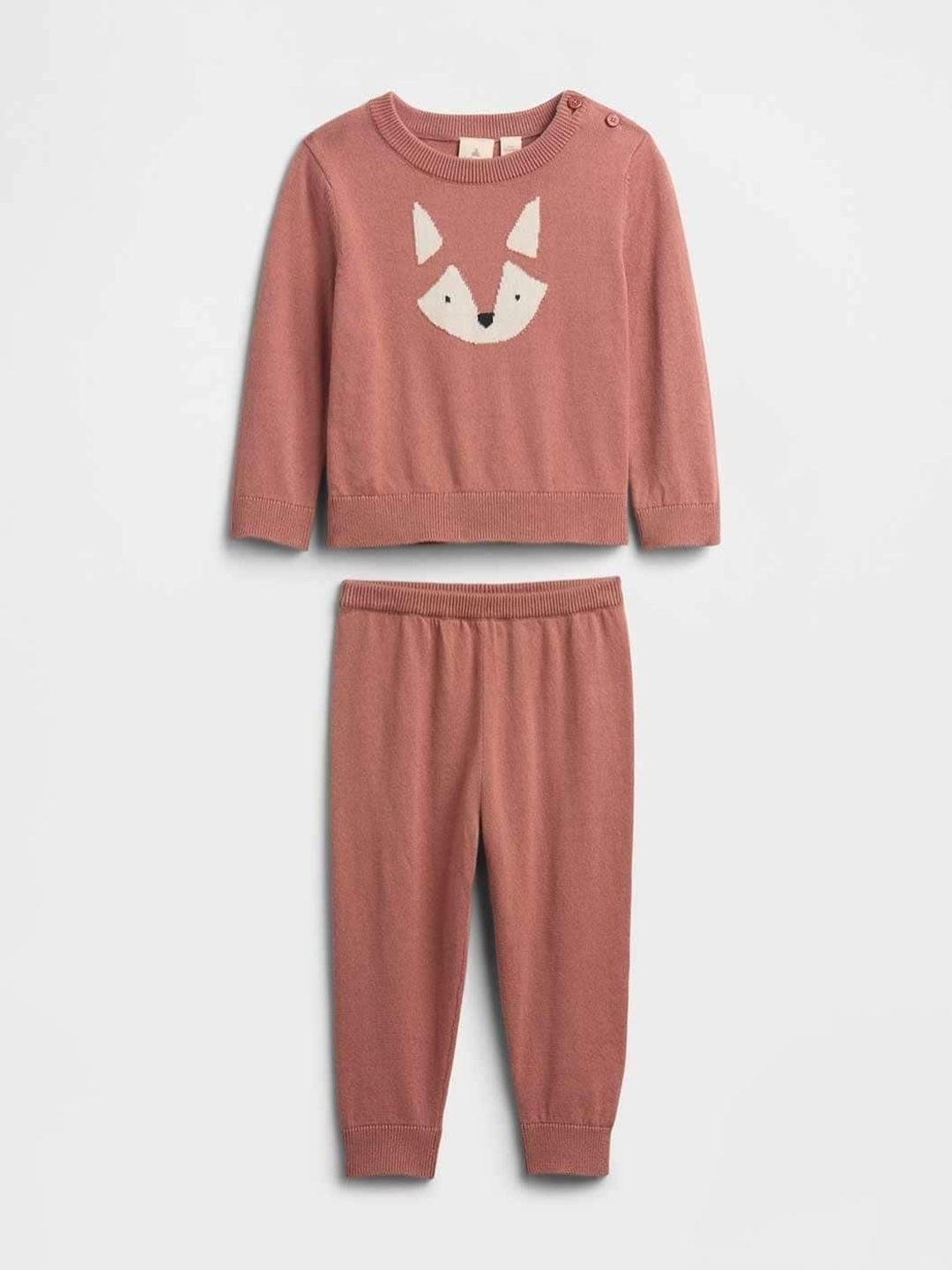GAP Girls Novelty Print Round Neck Mid Rise Other Set