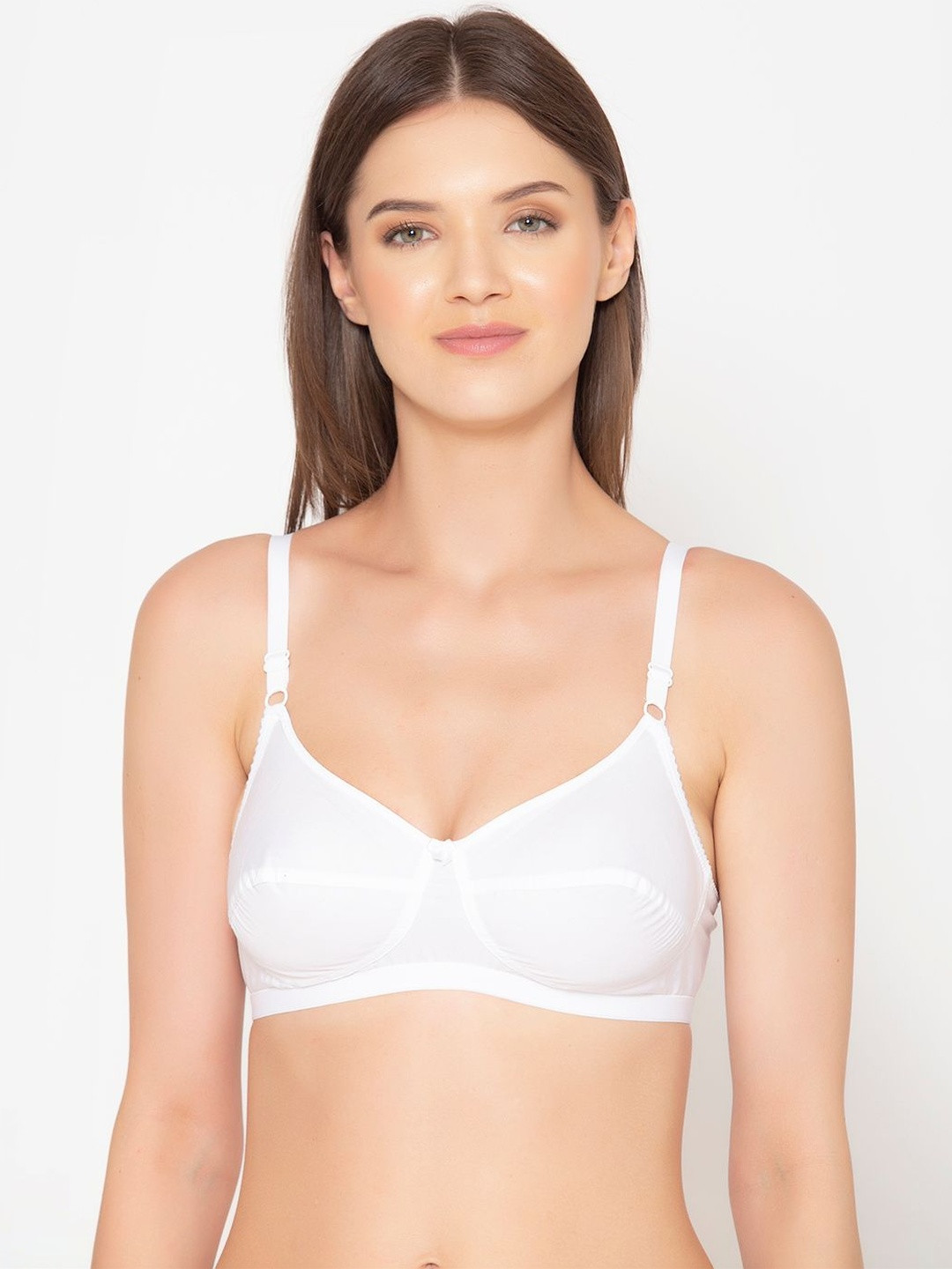 GROVERSONS Paris Beauty Full Coverage Non Padded Adjustable Strap Seamed Pure Cotton Bra