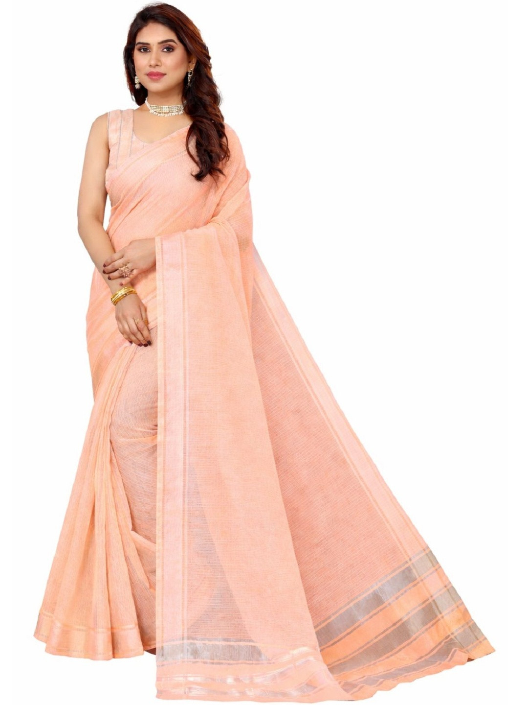 Moda Rapido Woven Design Zari Pure Cotton Kota Saree