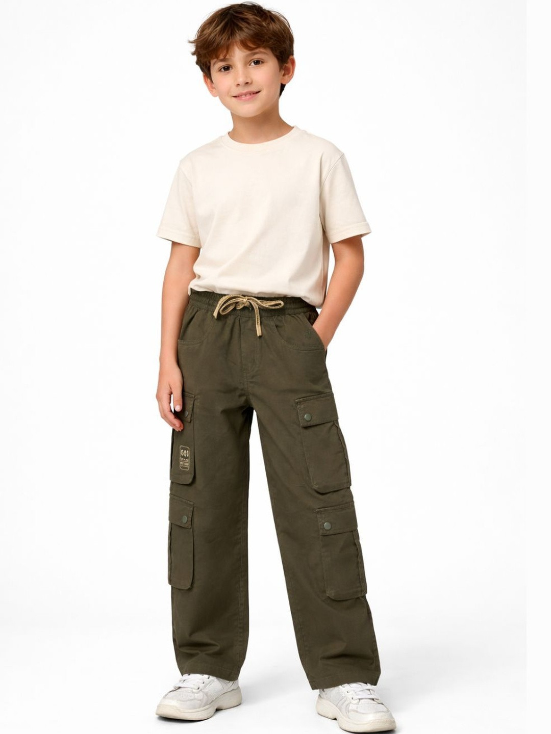Gini and Jony Boys Flared Cargos Trousers