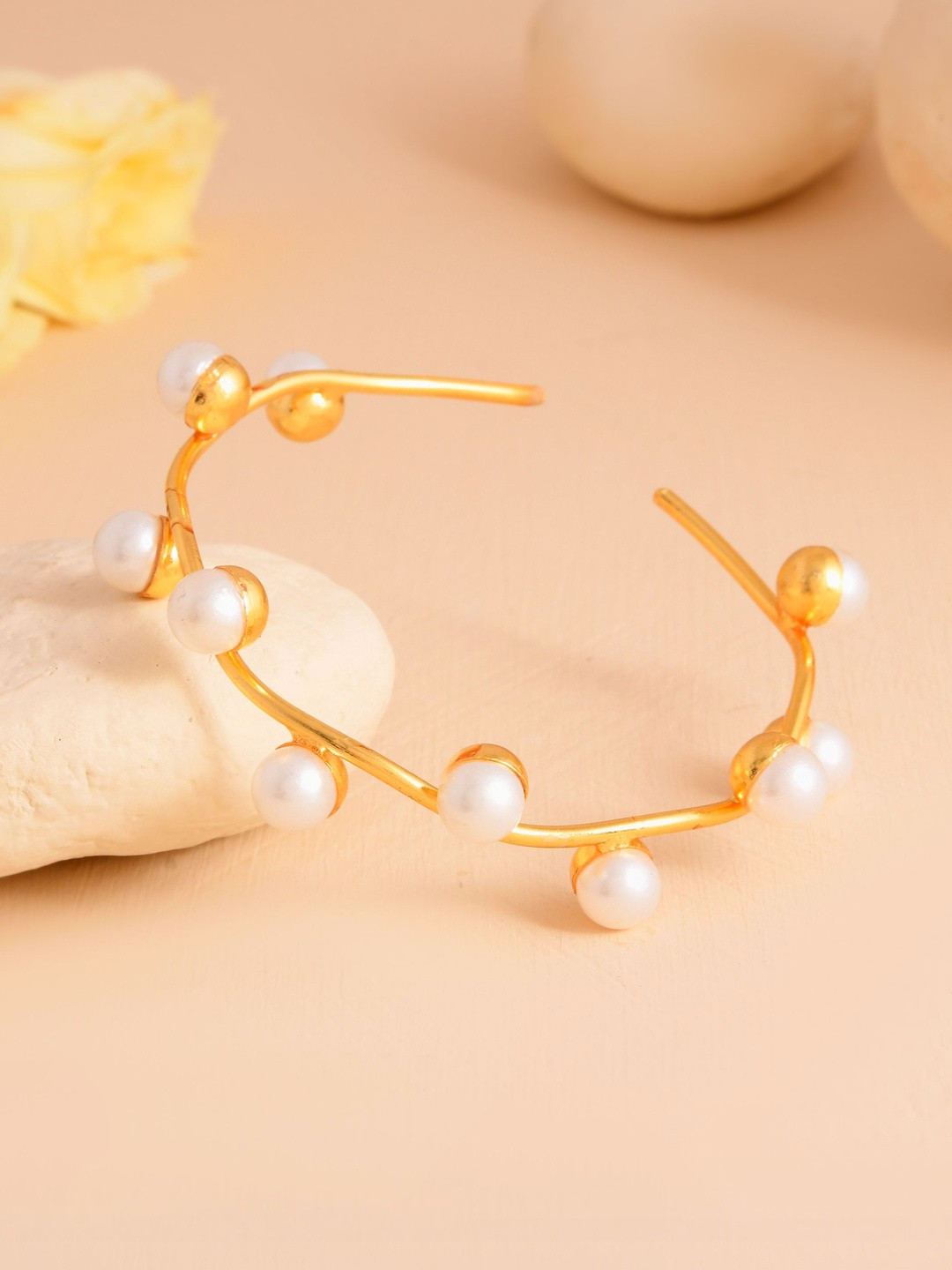 DASTOOR Women Gold-Plated Cuff Bracelet