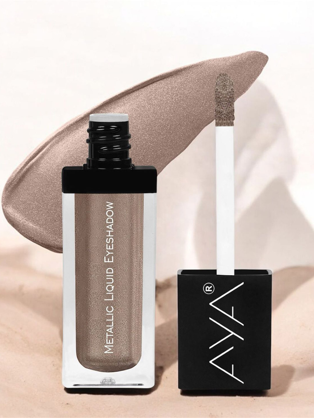 AYA Metallic Long Lasting Liquid Eyeshadow 6ml - Sand 04