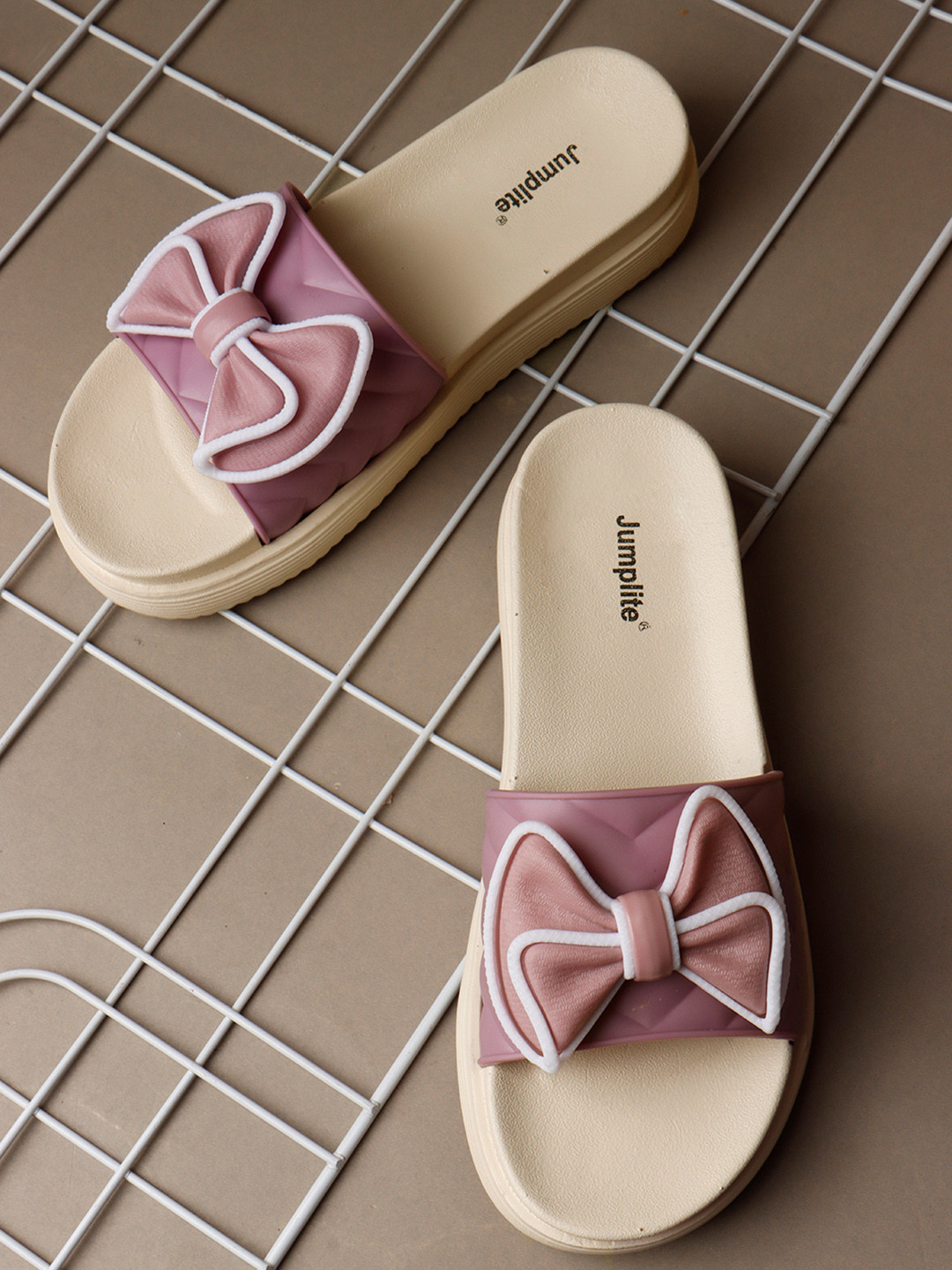 JUMPLITE Women Rubber Sliders