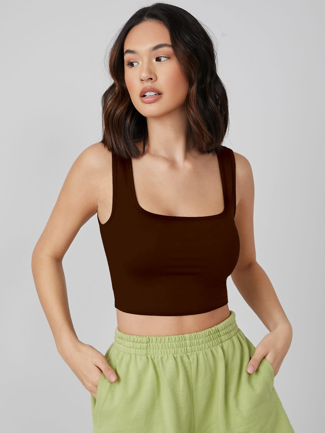 MULVARI Cotton Crop Top
