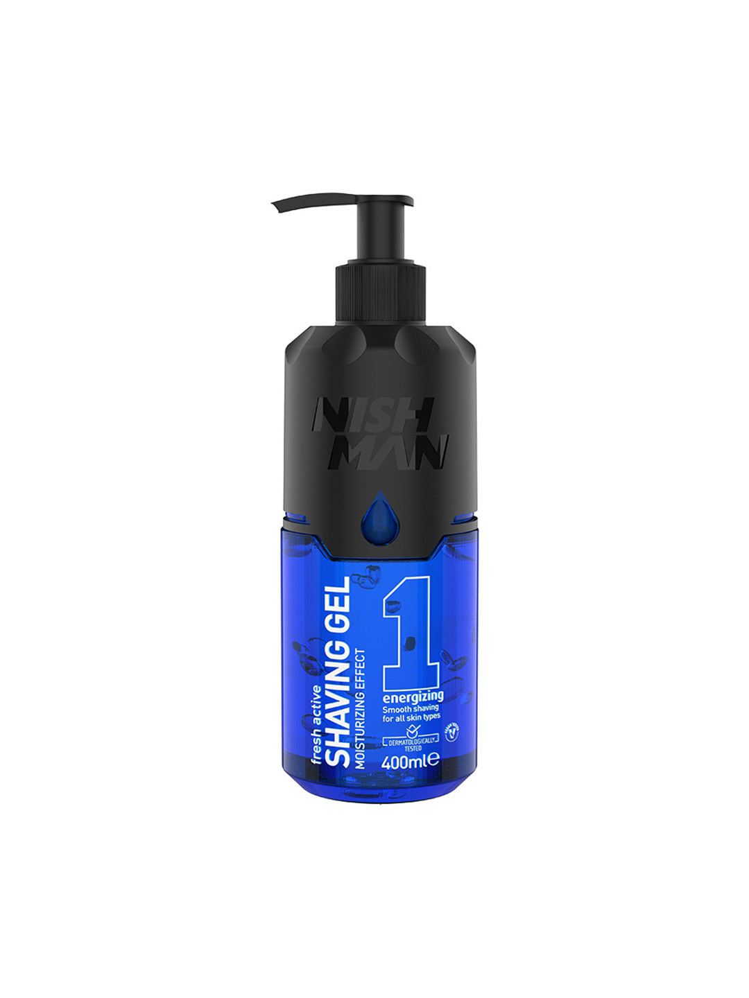 Nishman Energizing Moisturizing Effect Fresh Active Non Foaming Shaving Gel - 400 ml