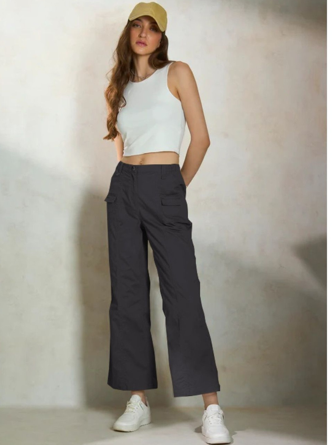 GENZILOOKS Women Original Easy Wash Cargos Trousers