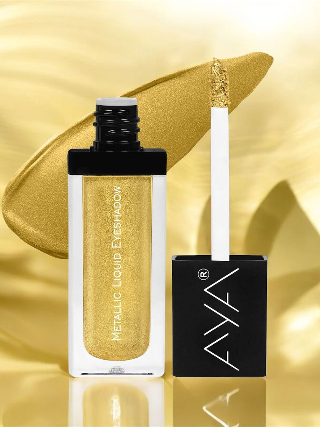 AYA Metallic Long Lasting Liquid Eyeshadow 6ml - Golden Firework 01