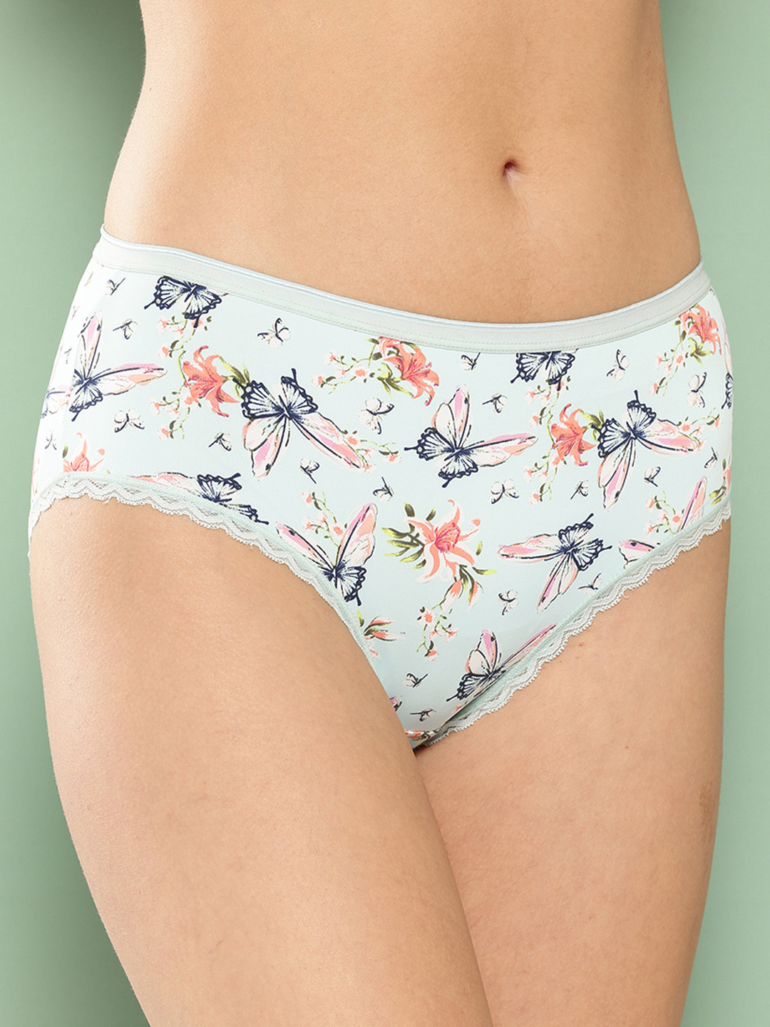 Leading Lady Floral Printed Hipster Briefs