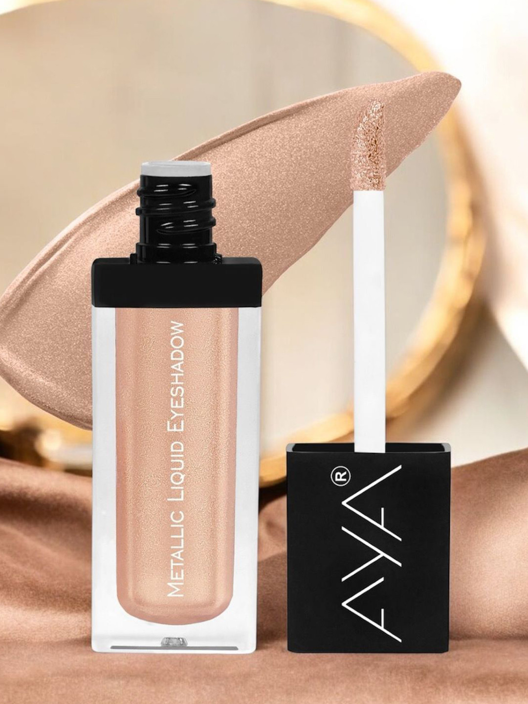 AYA Metallic Long Lasting Liquid Eyeshadow 6ml - Pink Champagne 02