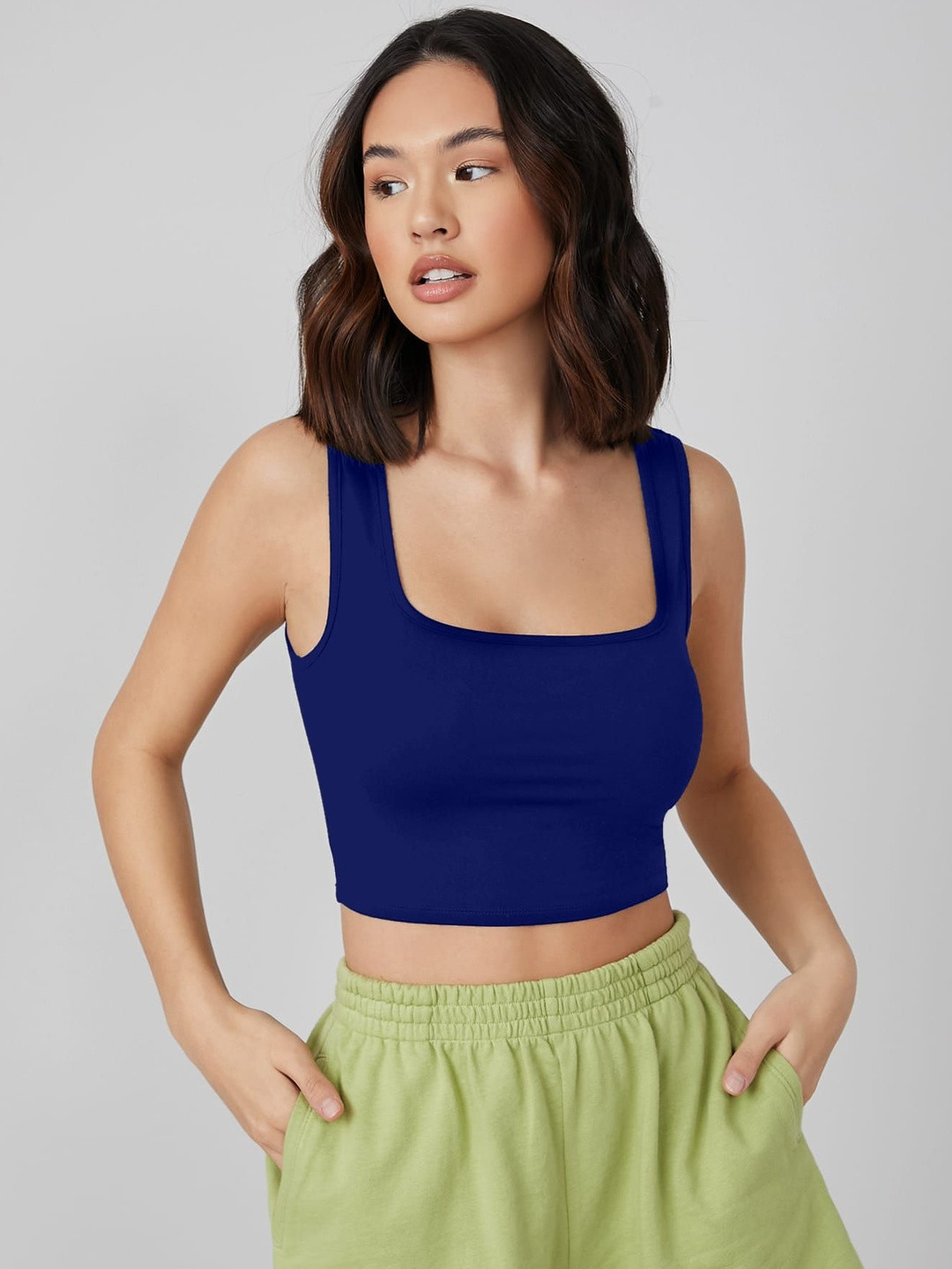 MULVARI Cotton Crop Top