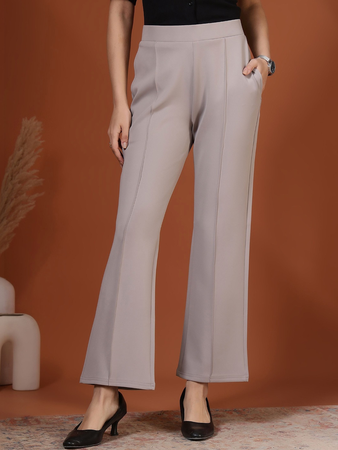 FITHUB Women High-Rise Trousers