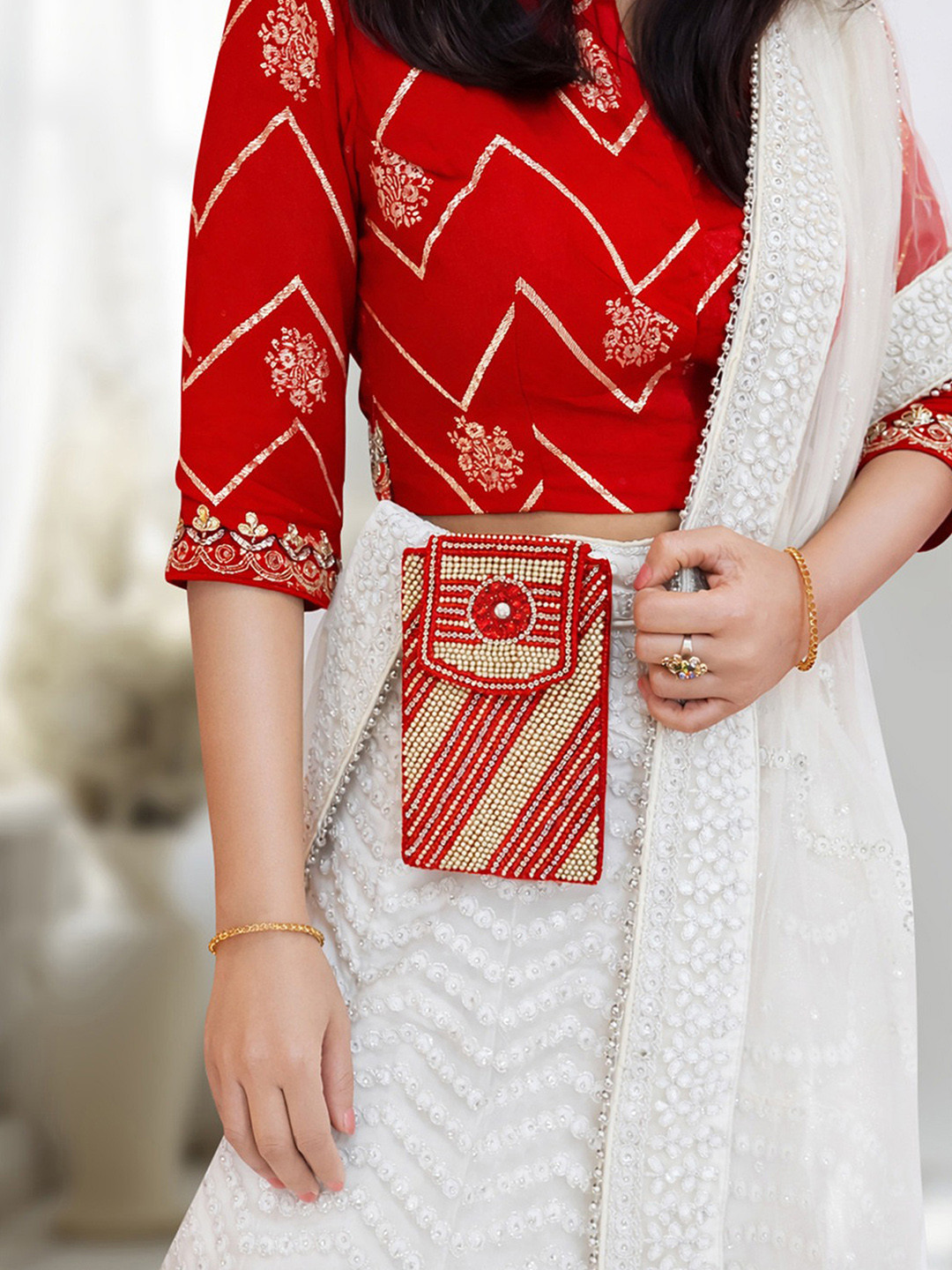 Kaarnis Red Sapphire Mobile Bag