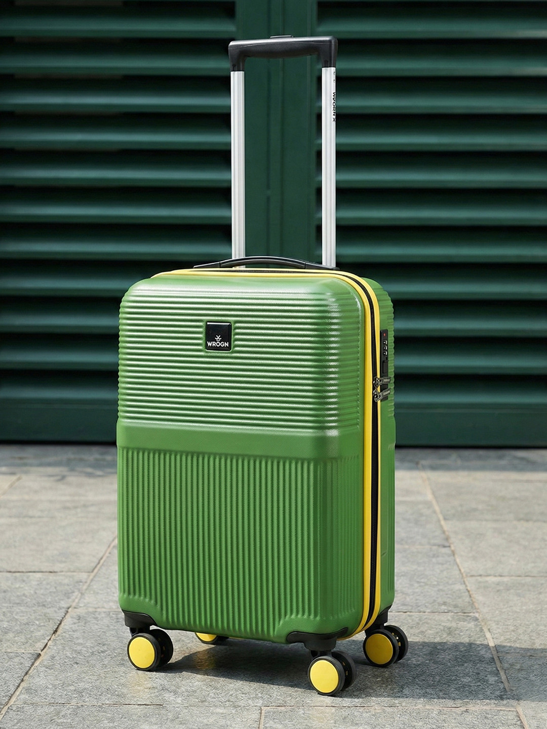 WROGN Textured Hard Cabin Suitcase Trolley Bag- 50L