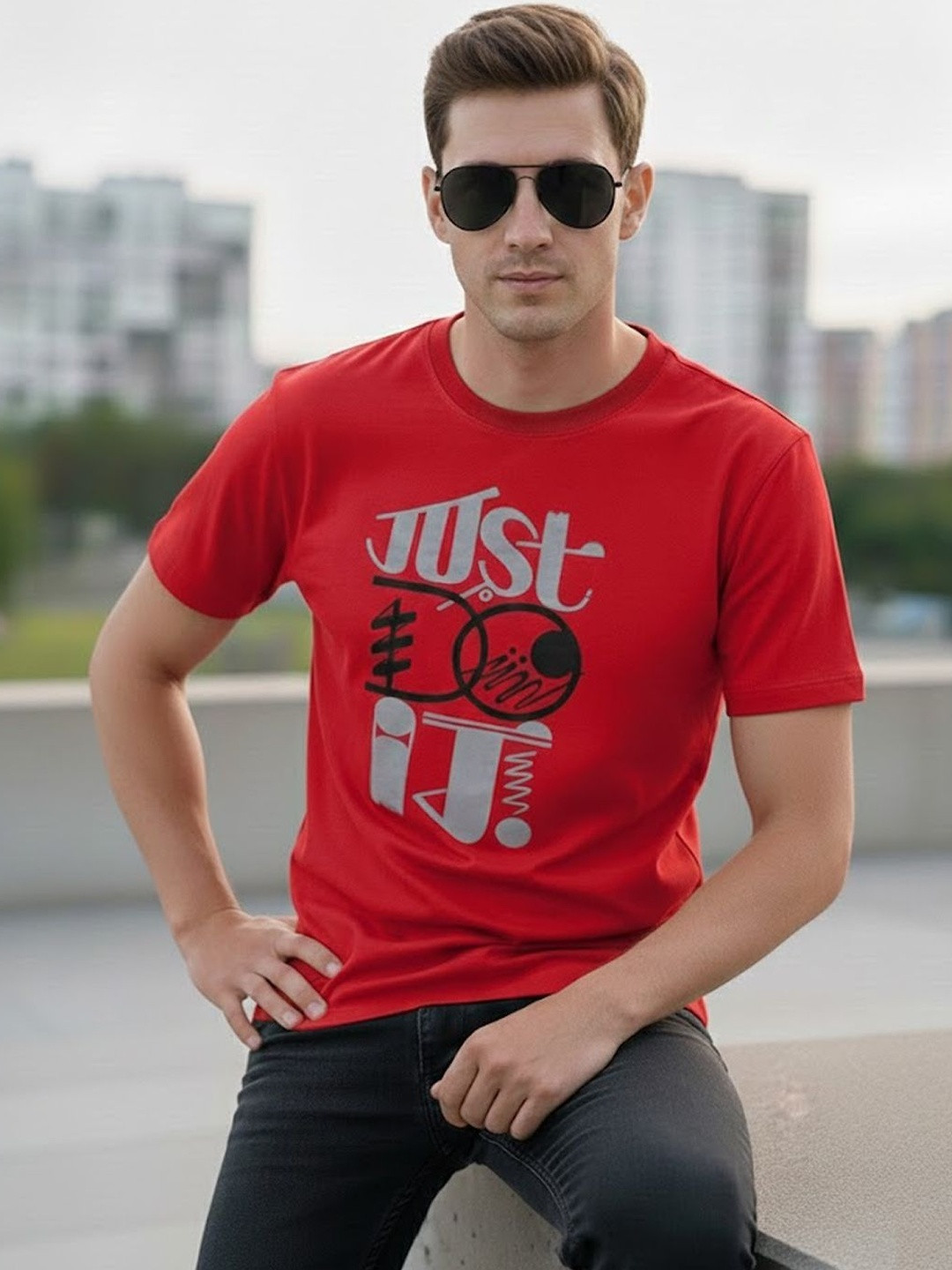 ST Trends Men Printed T-shirt