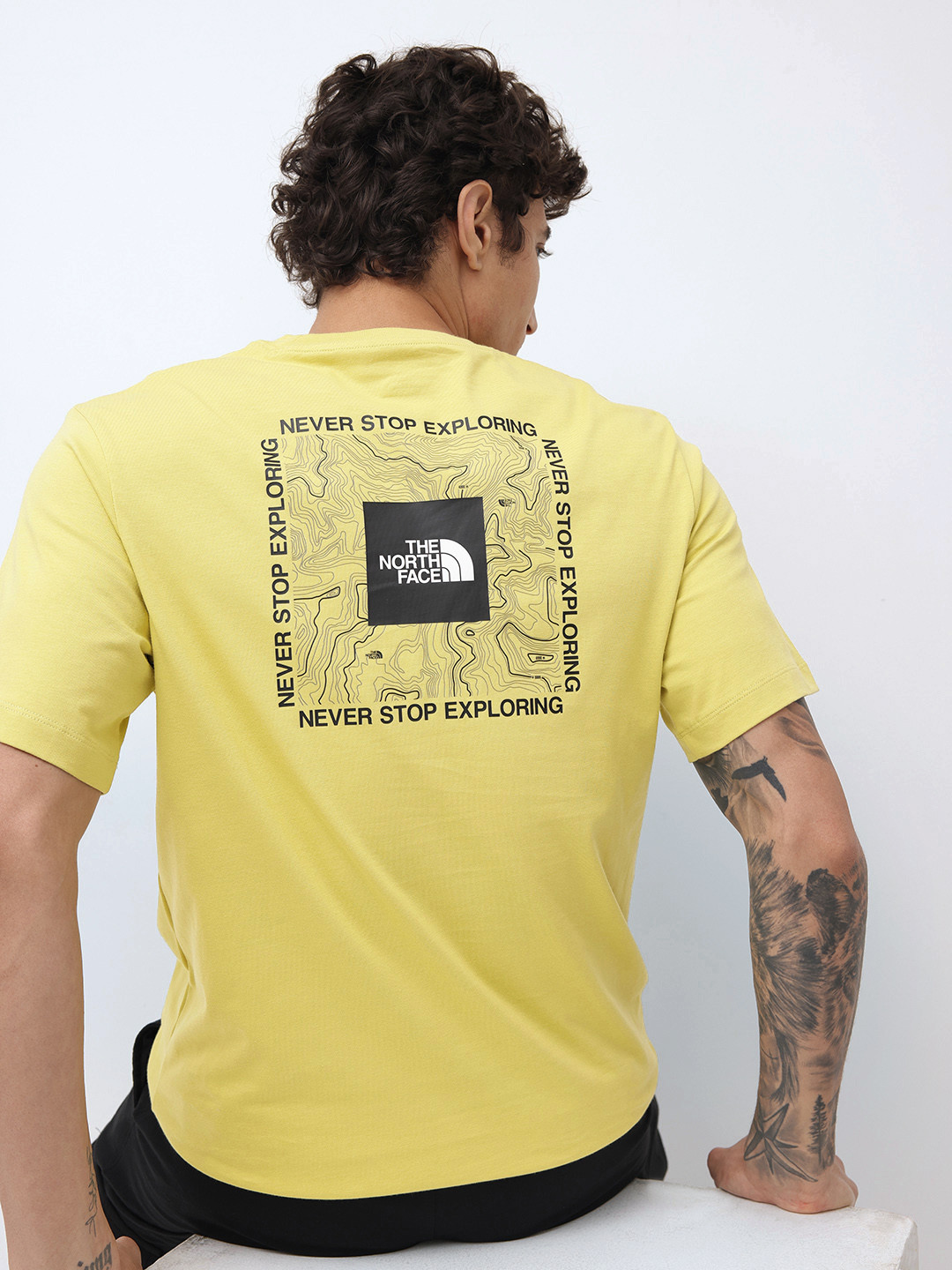 The North Face Typography Printed Pure Cotton T-shirt