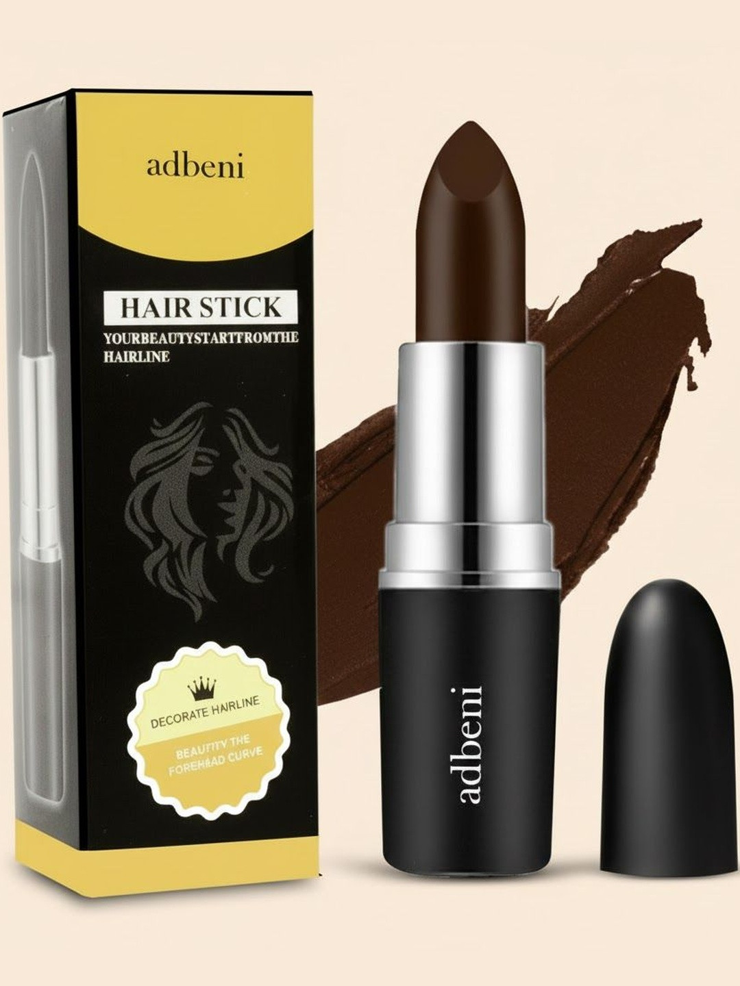 Adbeni Hair Color Stick - 15 g - Brown