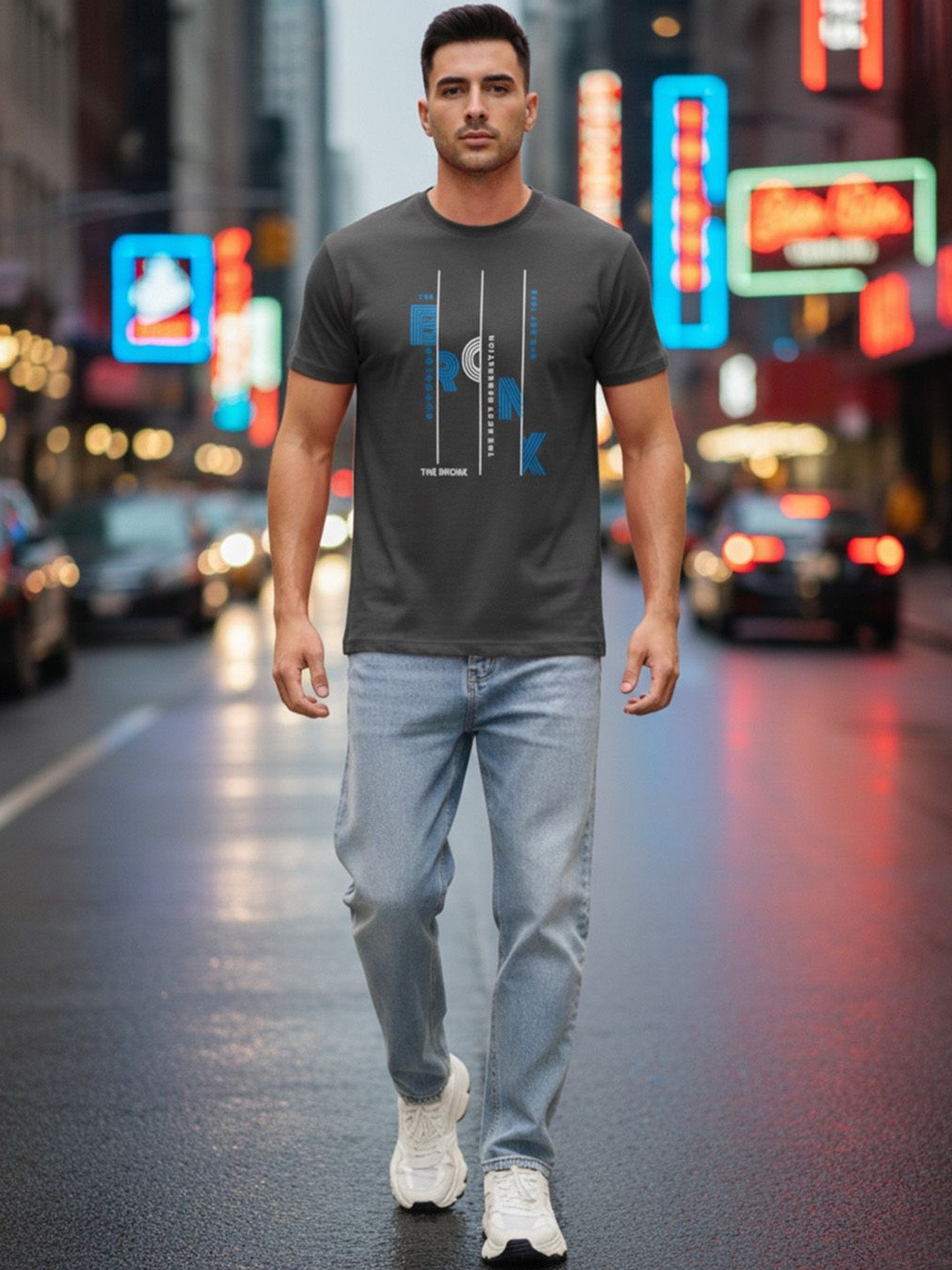 ST Trends Men Printed T-shirt