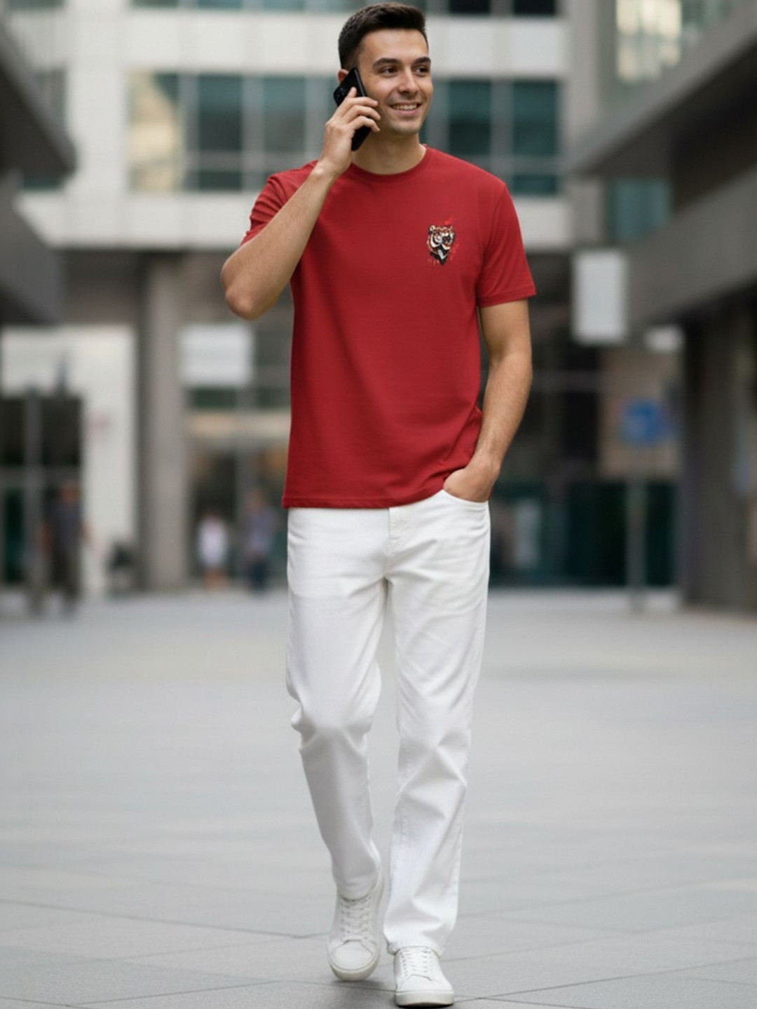 ST Trends Men Printed T-shirt