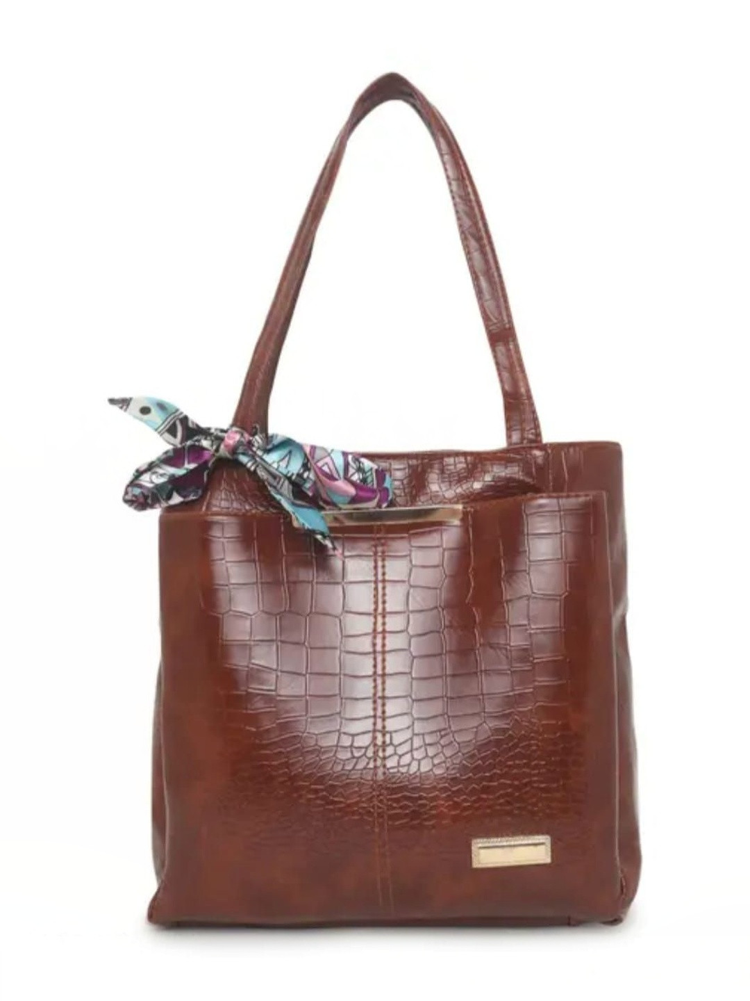 Shanaya Trends Textured Structured Tote Bag