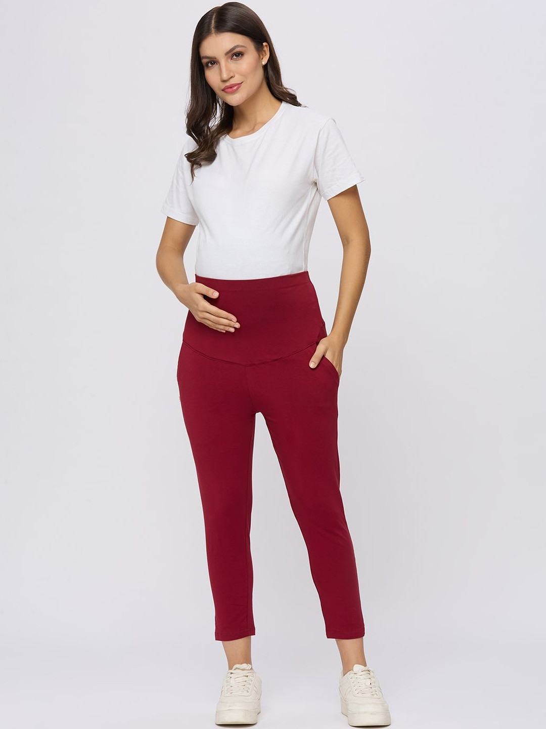 Evamomies Pack Of 3 High-Waist Pre & Post Maternity Leggings