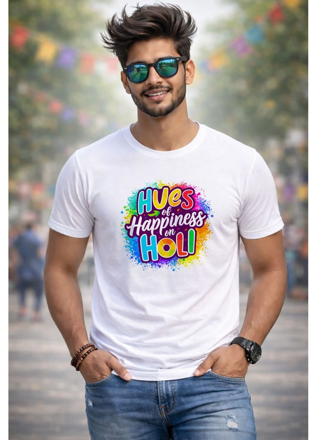 Triptee Men Typography Printed T-shirt