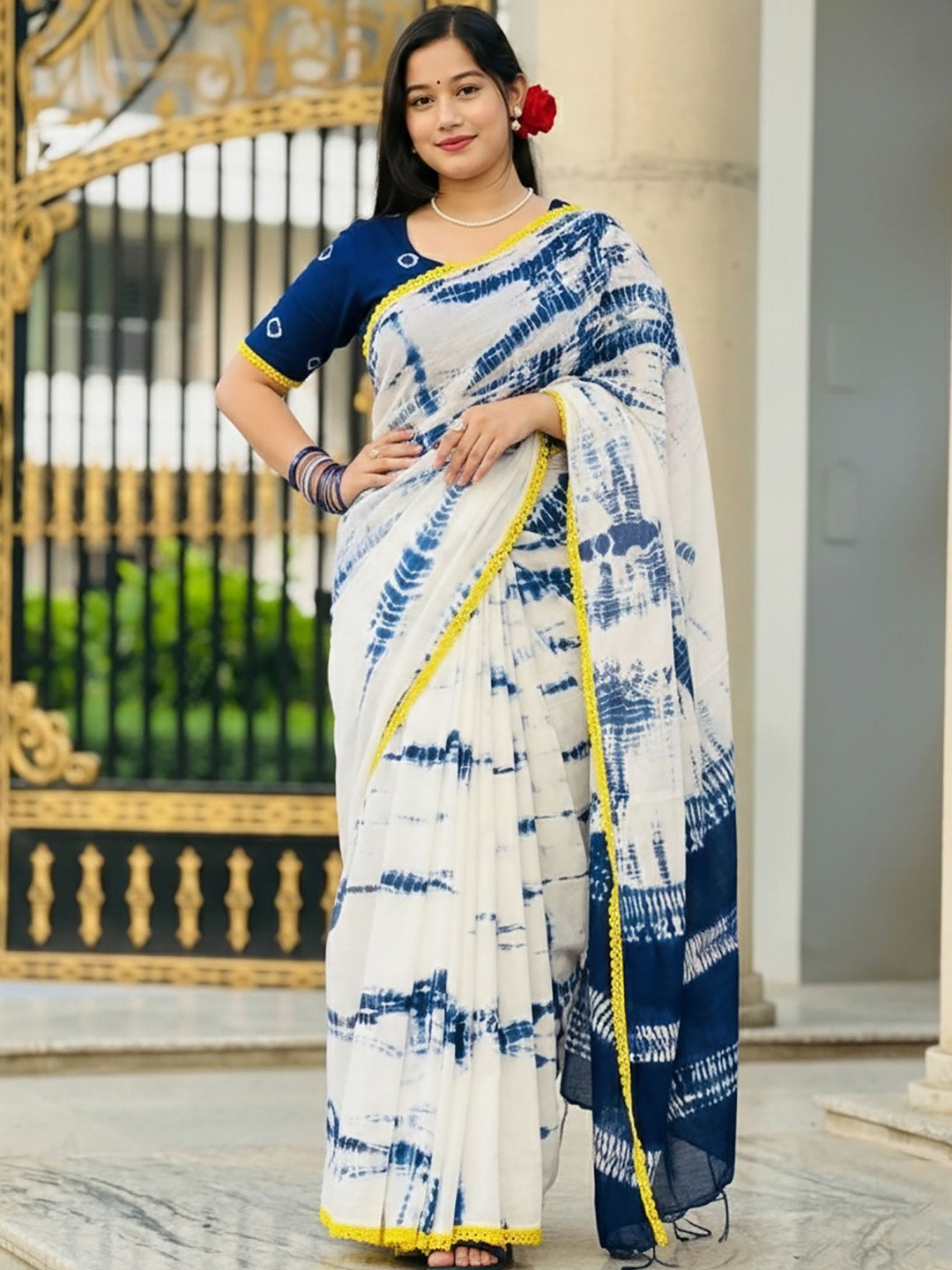 Mitera Tie and Dye Saree