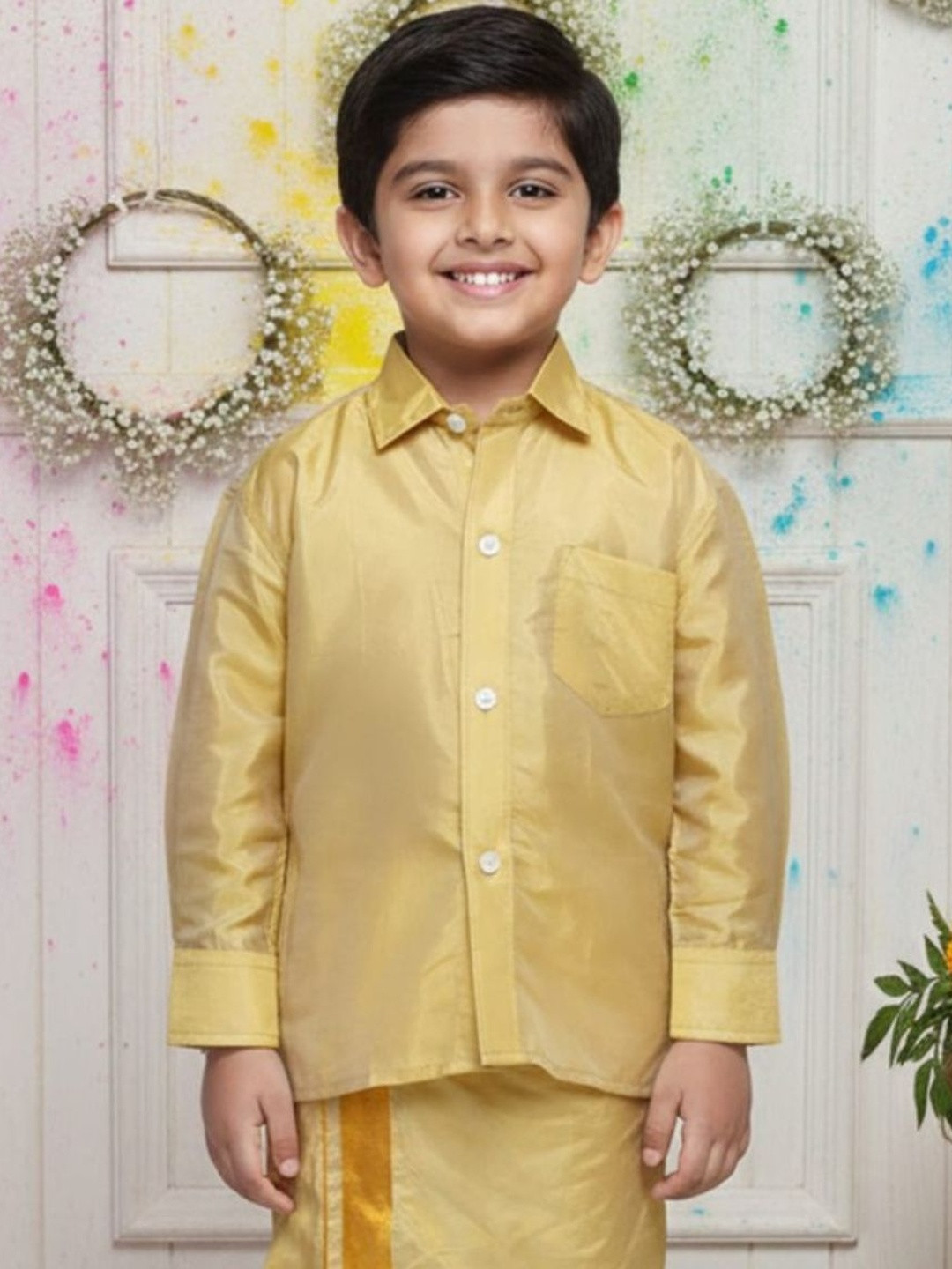 Sangria Spread Collar Shirts