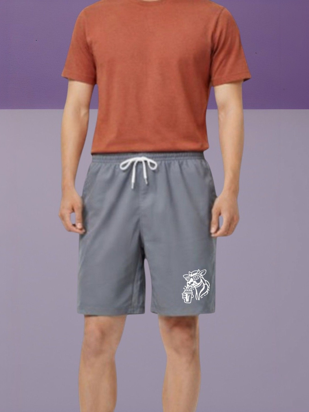 Moda Rapido Men Printed Shorts
