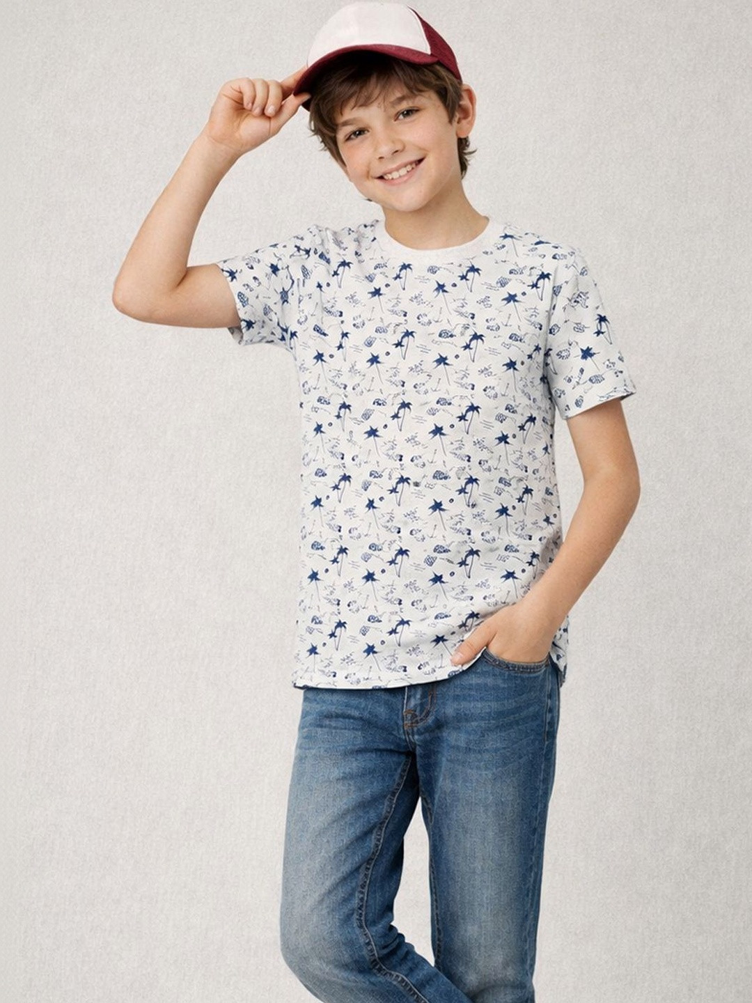 YK X Wildwoods Boys Cotton Tshirts