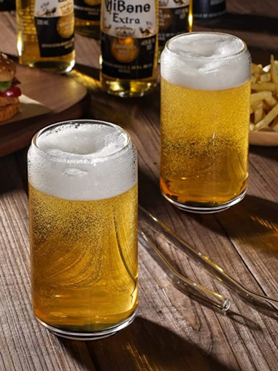Bellemax Transparent 2 Glass Beer Glass Bar Glass