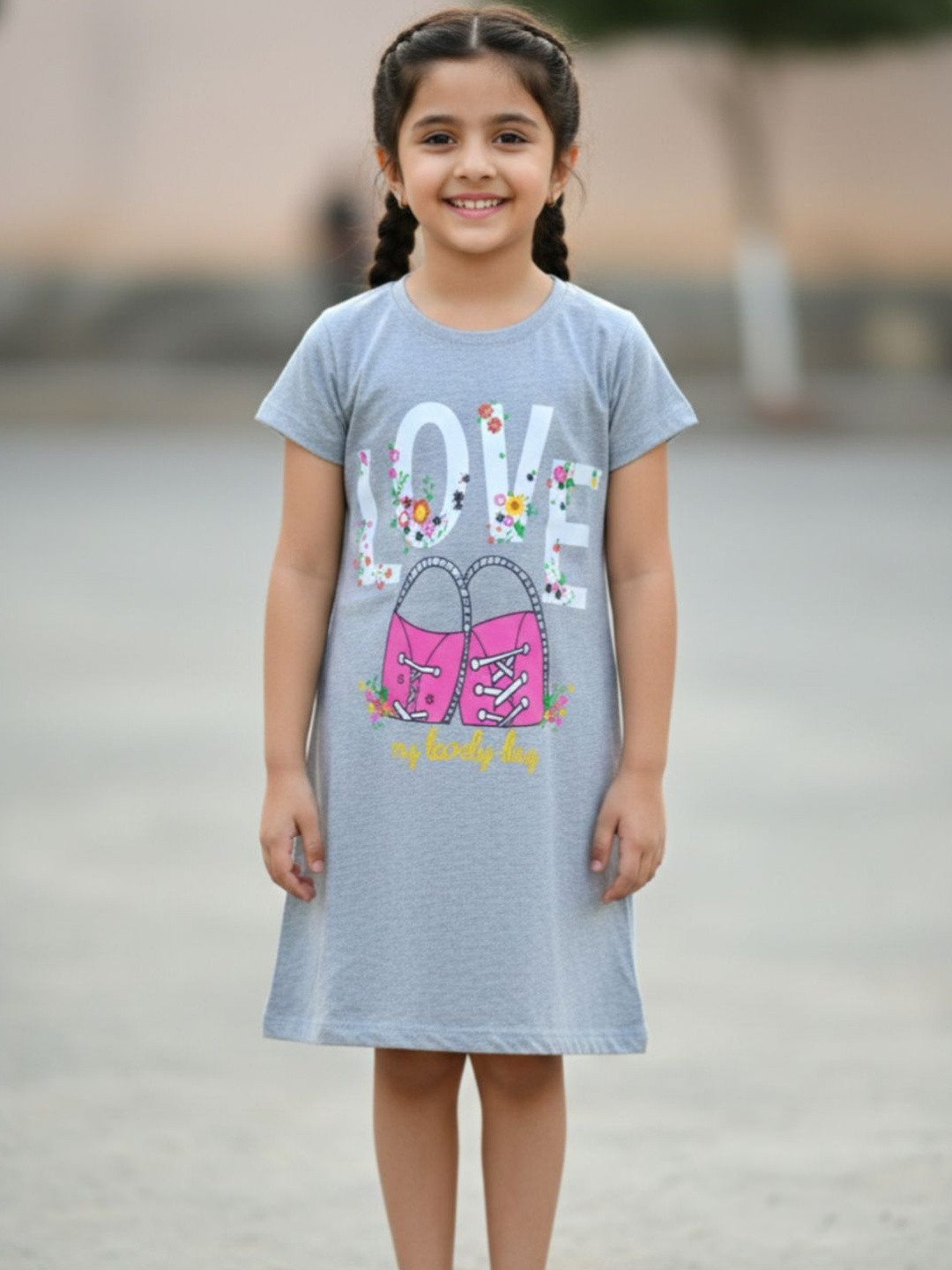 YK X Wildwoods Print A-Line Dress