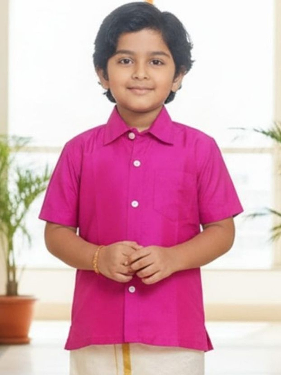 Sangria Spread Collar Shirts
