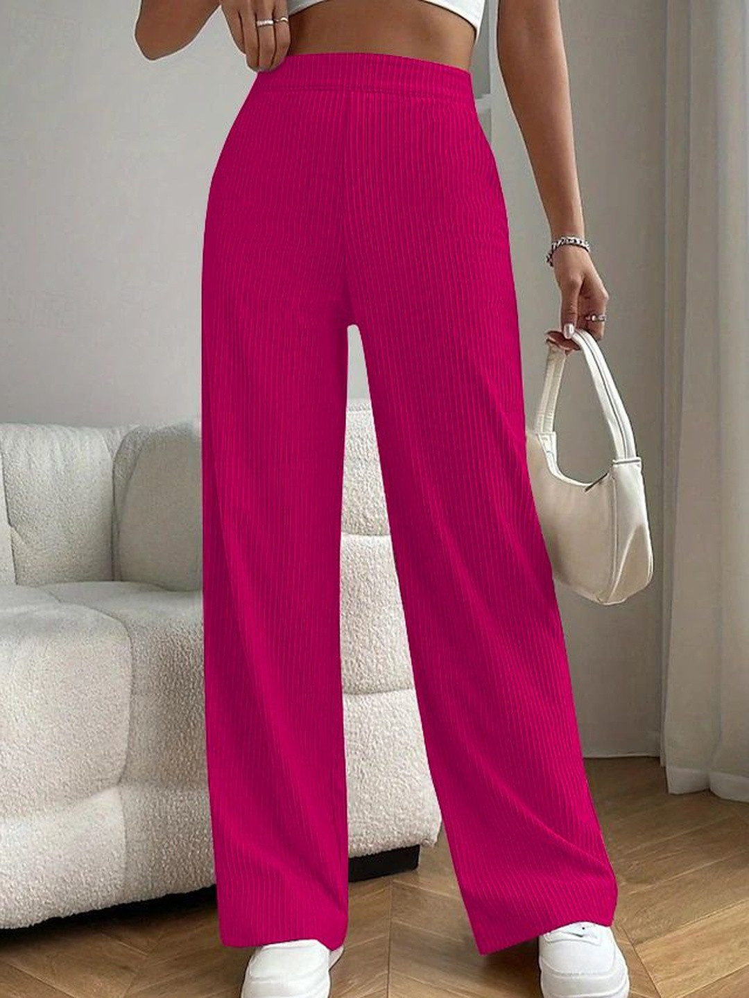 CREZYVEZY Women Wide Leg Track Pants