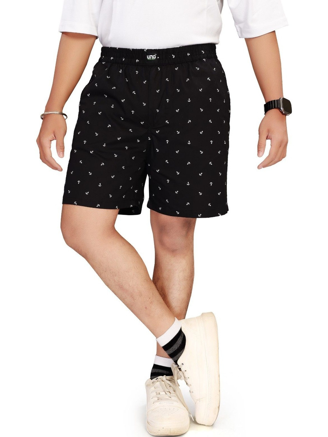 UNOseven Boys Printed Shorts