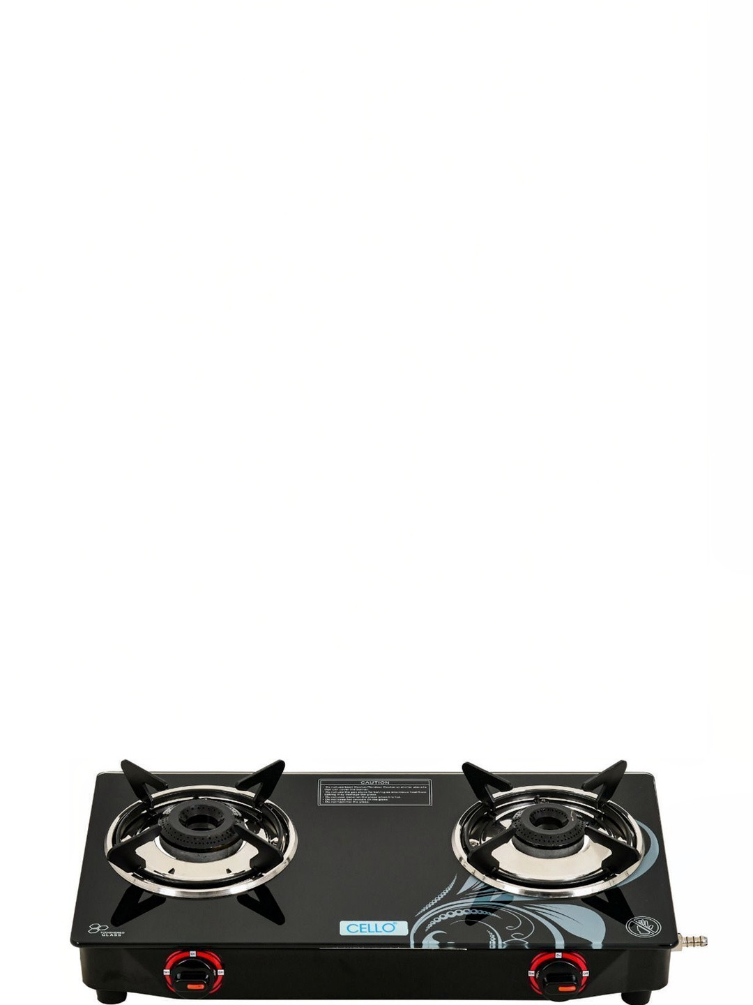 Cello Black Glass Top 2 Burner Automatic Gas Stove Rs. 2095 - Myntra