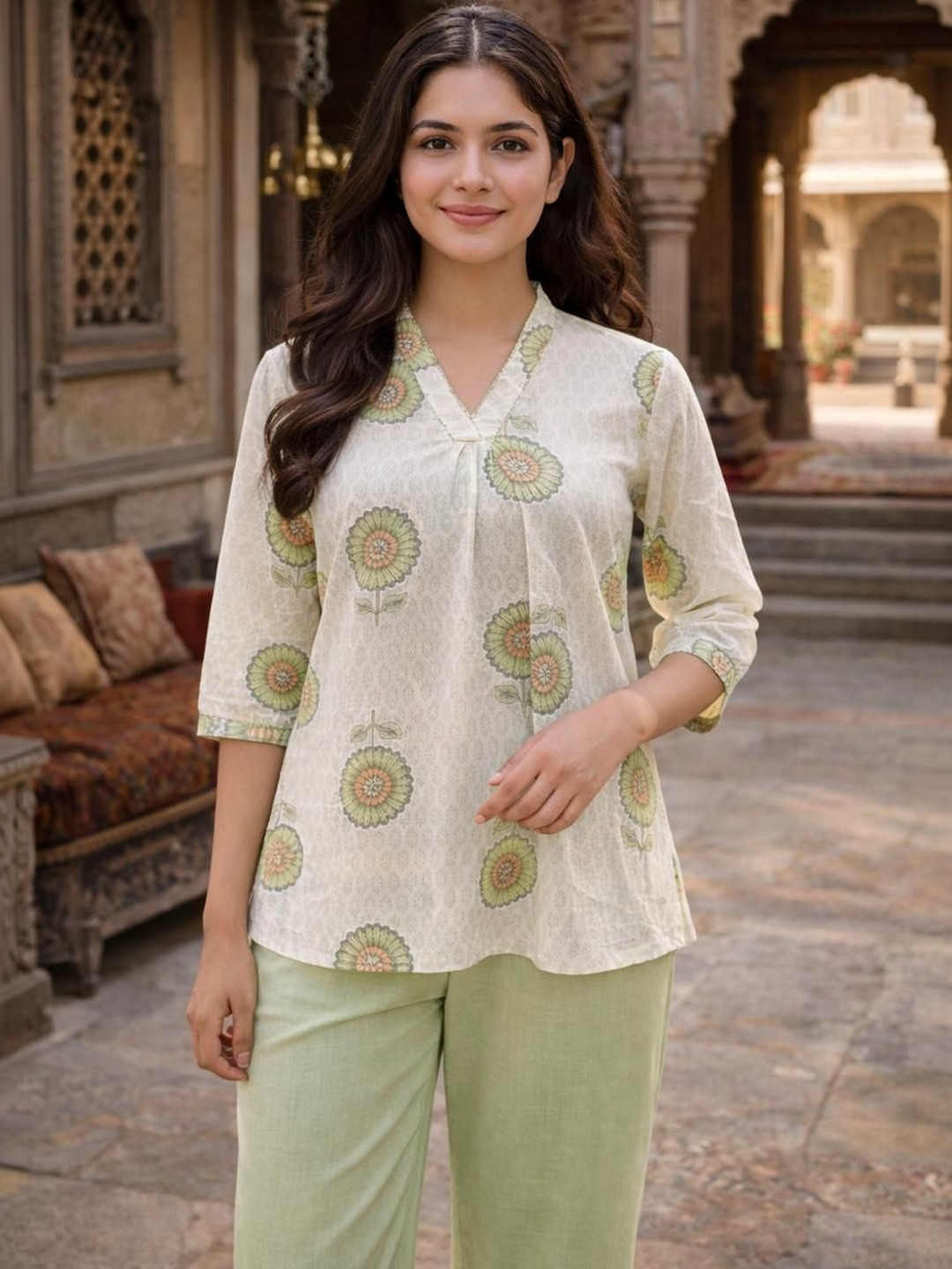 JAIMINI Women Floral Printed Kurta