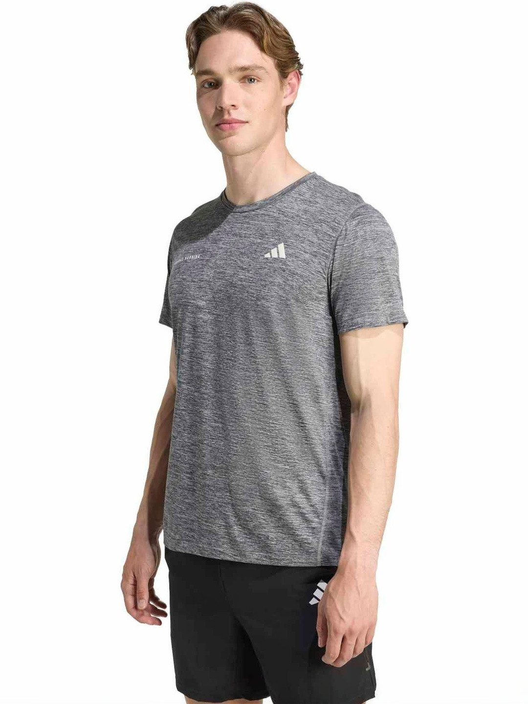 ADIDAS Printed Round Neck Short Sleeves Regular Fit Running T-shirt