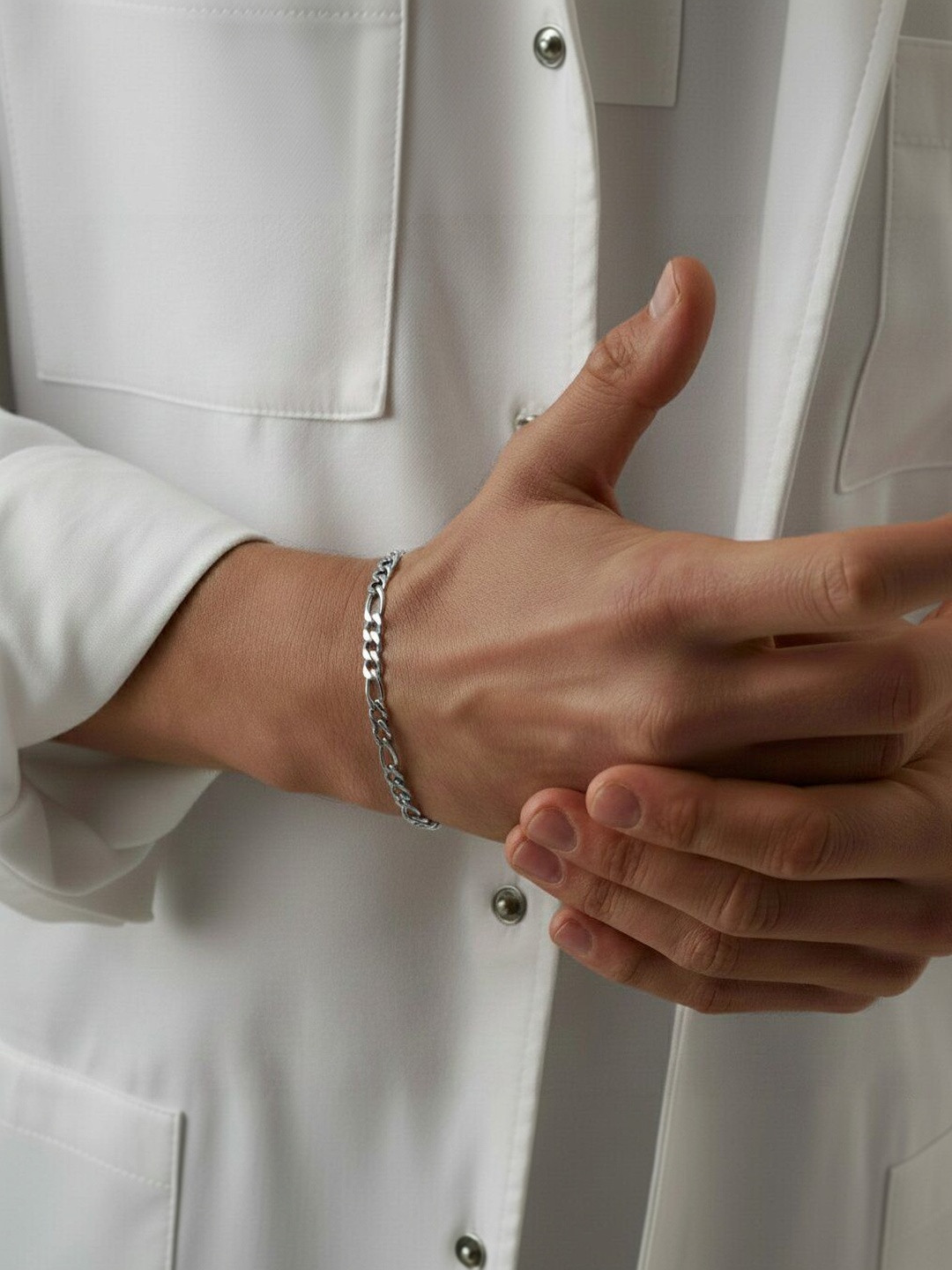 LITCHI Men Link Bracelet