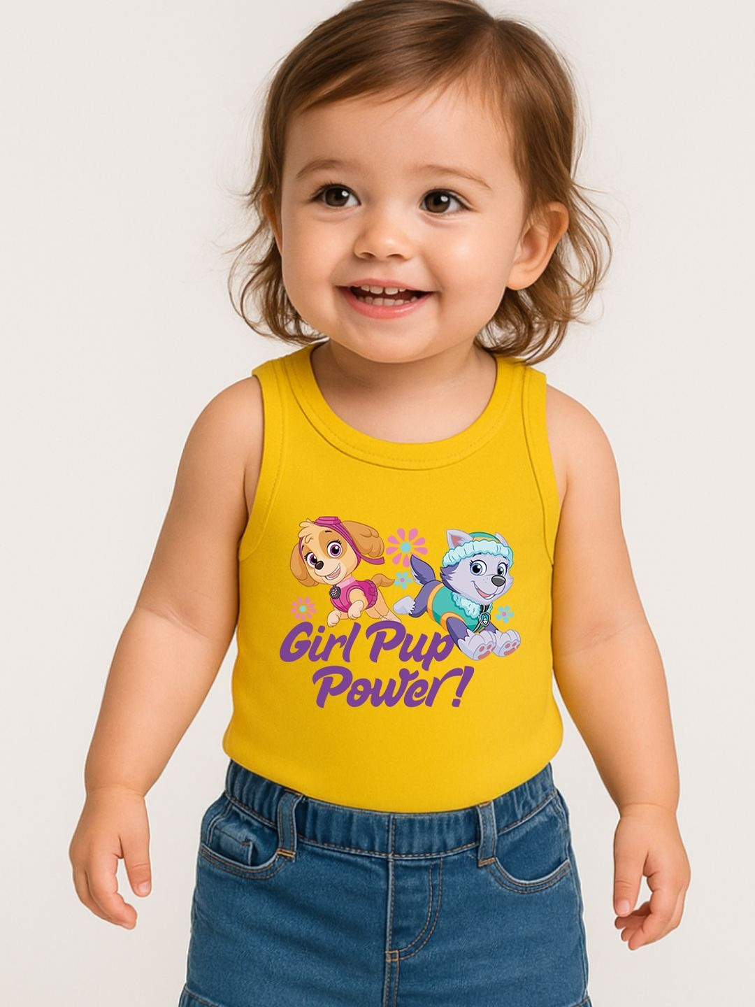 YK X Minute Mirth Infant Paw Patrol Printed Pure Cotton Sleeveless Top