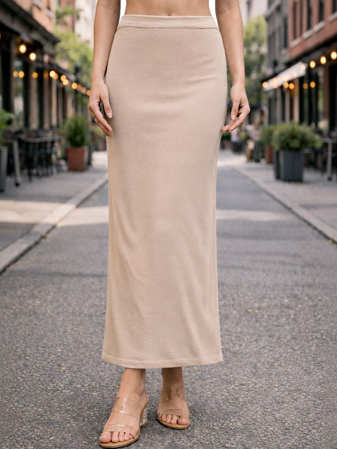 KASHIANXSTYLE Women Back Slit Maxi Pencil Skirt