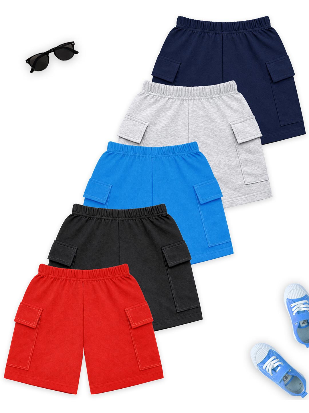 YK Boys Cargo Shorts