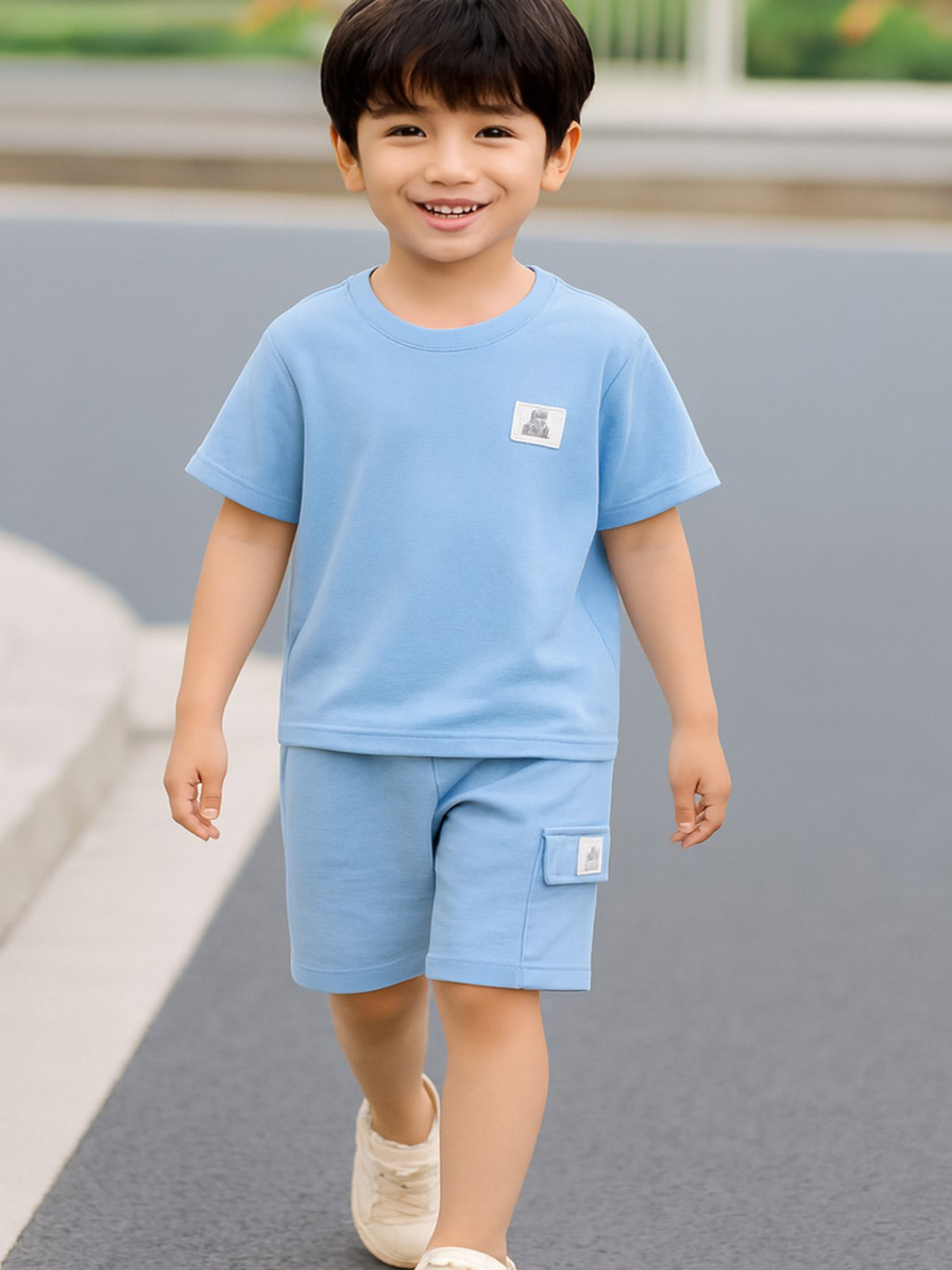 BLARY FASHION PLANET Unisex Kids T-shirt with Shorts