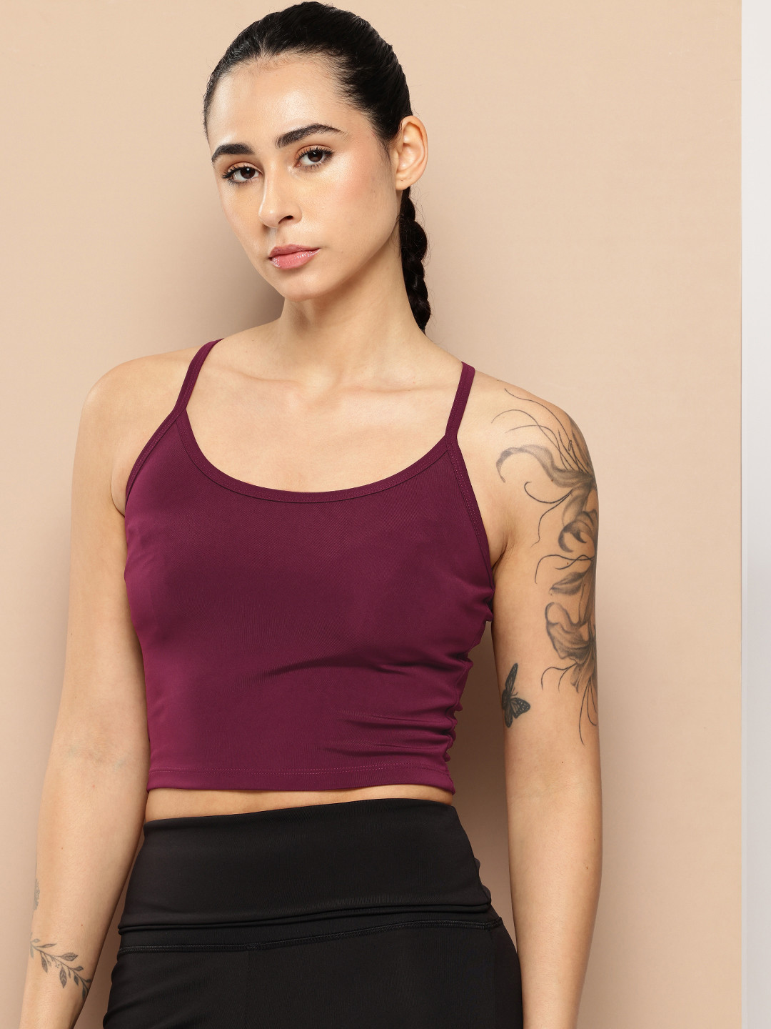 Alcis Racerback Tank Crop Top