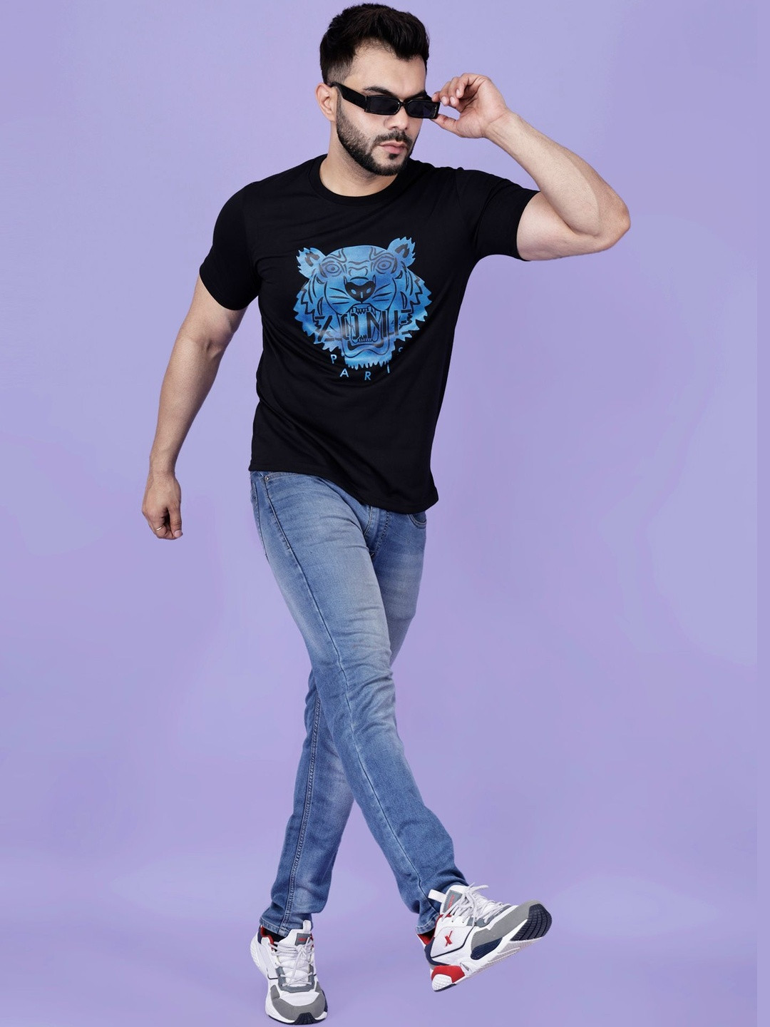Mast & Harbour Men Printed T-shirt