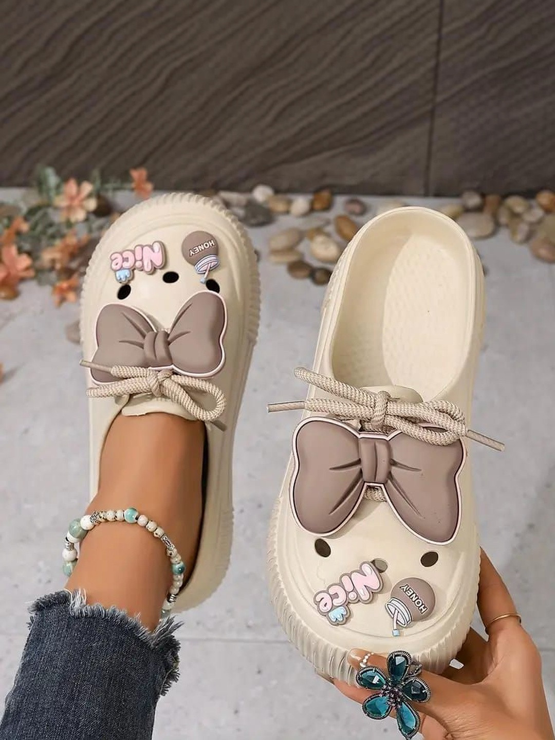 Shozie Girls Embellished Slip-On