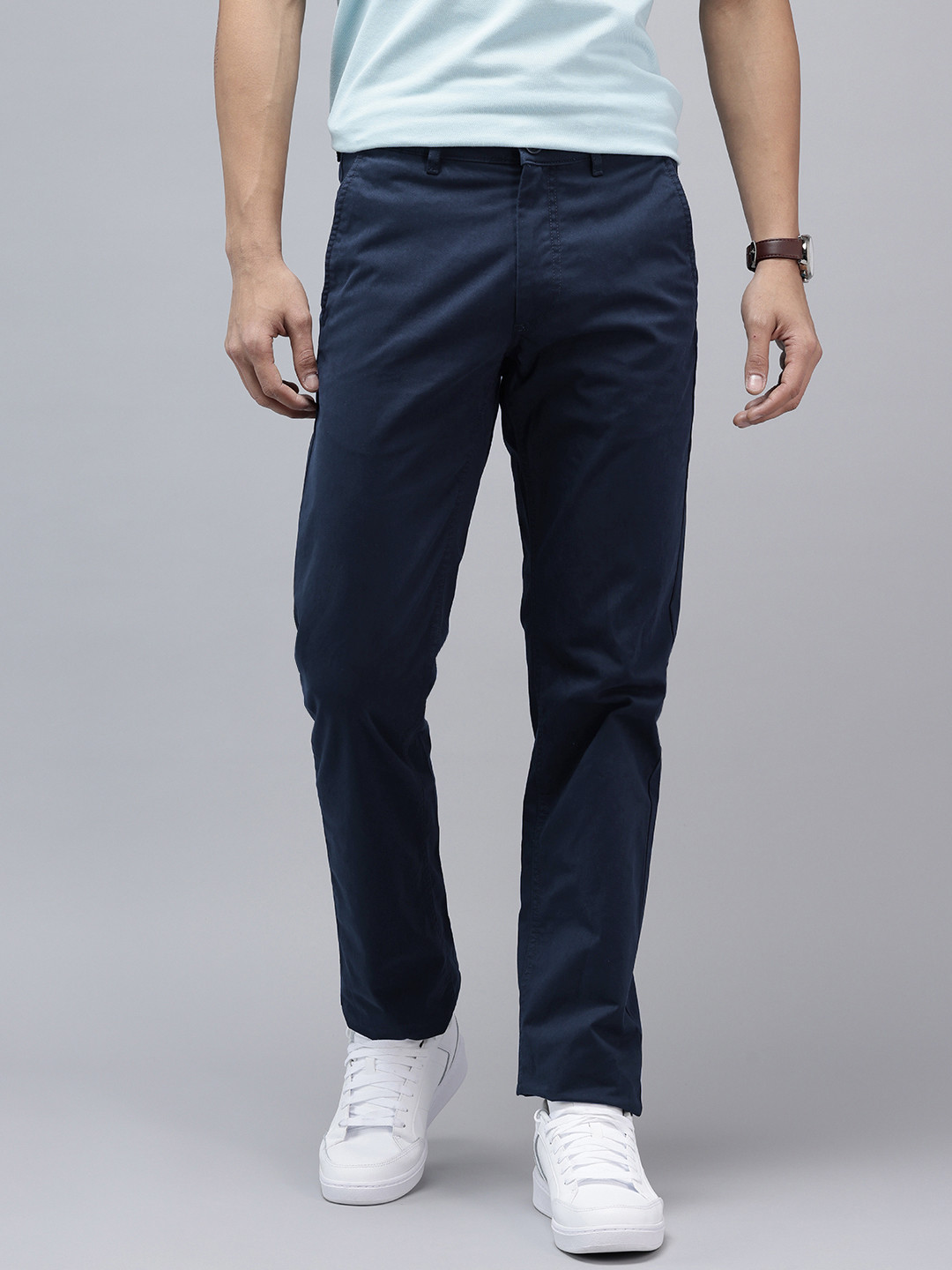 Van Heusen Men Slim Fit Chinos Trousers