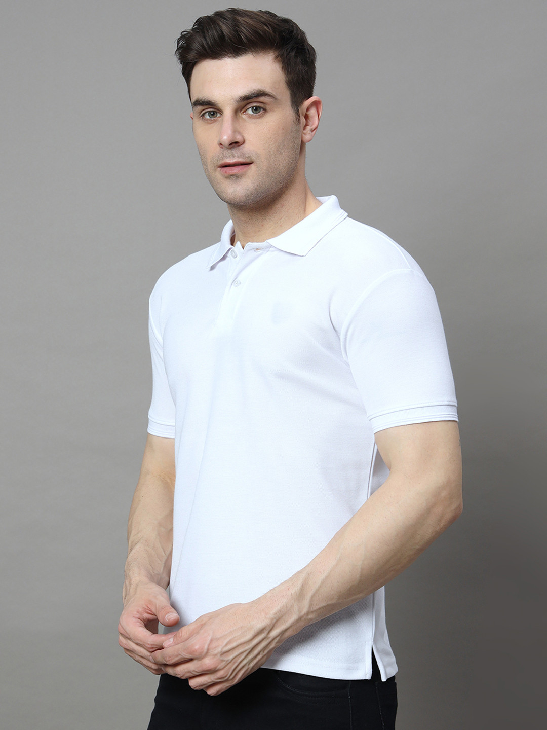 SZN Men Polo Collar T-shirt