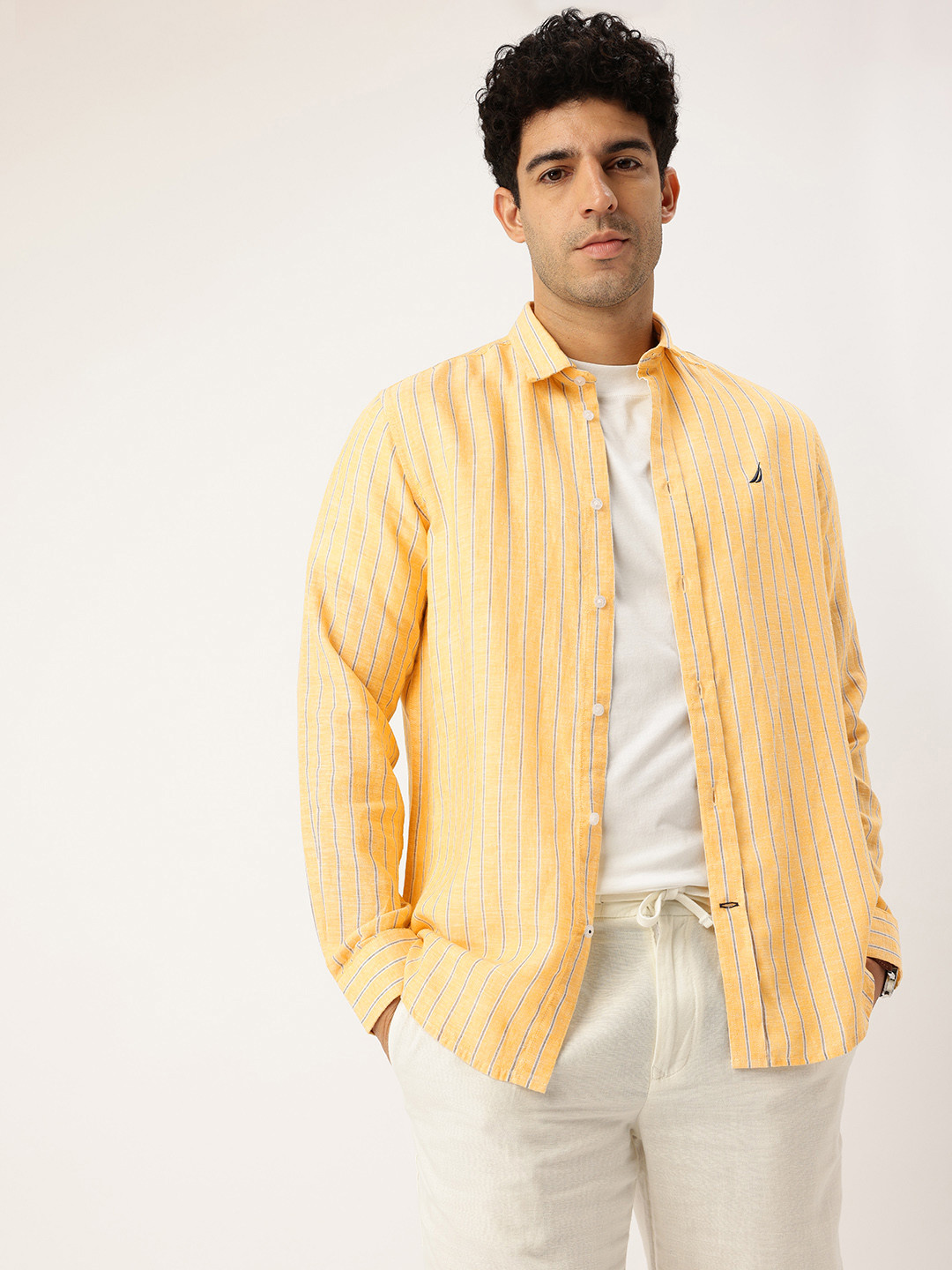 Nautica Striped Casual Shirt
