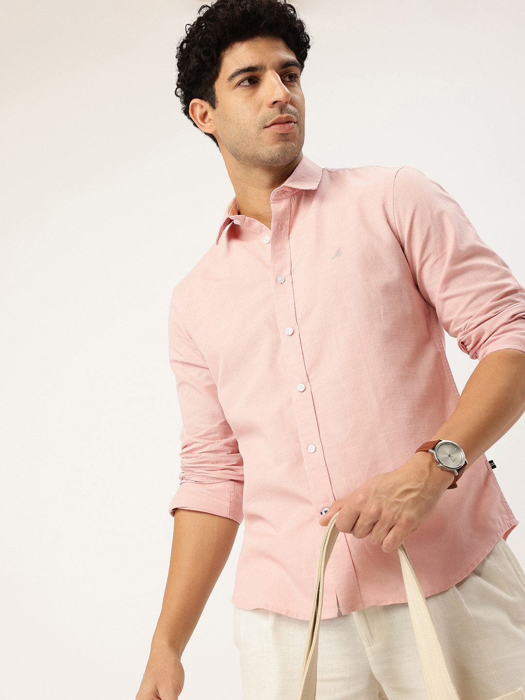 Nautica Slim Fit Cotton Casual Shirt
