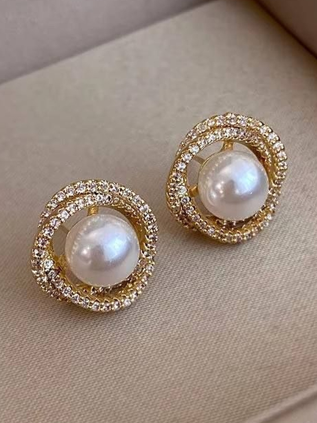 alamodey Circular Studs Earrings